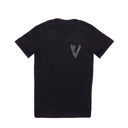 Black Vikings T Shirt | Pattern, Movies & TV, Black and White, Illustration 