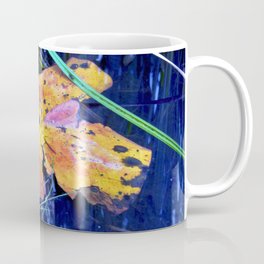 Summer Sky is touching Water Ground Coffee Mug | Meditativepower, Nature, Yellow, Deepblue, Water, Plants, Flora, Color, Dreamingnature, Summertime 