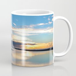 Reflection Coffee Mug | Beauty, Sun, Reflection, Sthelens, Sunrise, Photo, Mirror, Sunset, Ocean, Clouds 