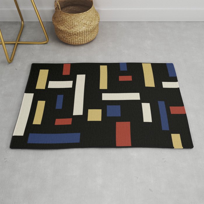 Abstract Theo Van Doesburg Composition Vii The Three Graces Rug By