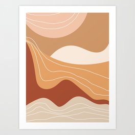 Abstract Desert Art Prints For Any Decor Style Society6