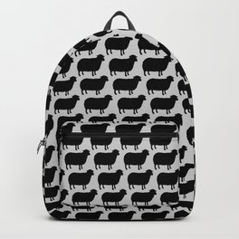 Black Sheep Silhouette Backpack | Farm, Farmanimal, Graphicdesign, Sheep, Rebel, Rebelious, Animal, Family, Cool, Silhouette 
