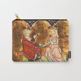 Arthur Legend 2 Lancelot and Guenevere Carry-All Pouch | Vintage, Illustration 