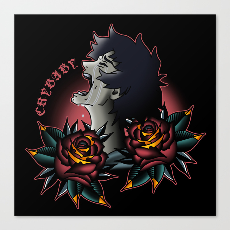 Get Wallpaper Devilman Crybaby Flash Canvas Print By Scarylarry Society6 Free HD