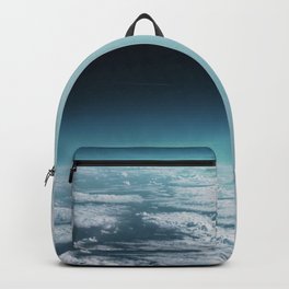 Sky #1 Backpack | Landscape, Clouds, Digital, Airplane, Photo, Sky, Blue, Horizon, Earth, Nature 