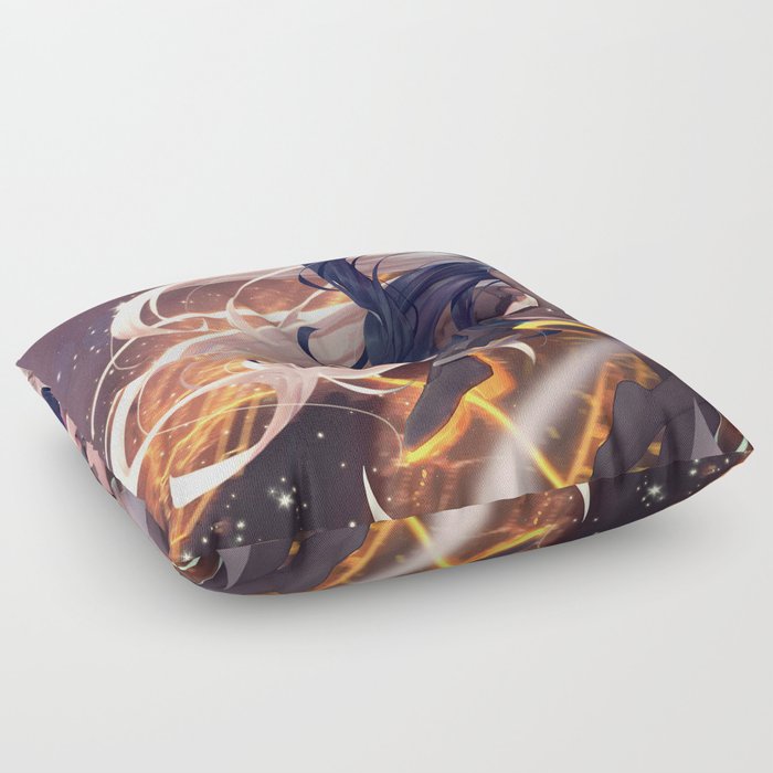 Two Hot Lesbian Hentai Girls Making Love Ultra Hd Floor Pillow By Hires Society6