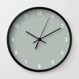 Numbers Clock - Ash Wall Clock