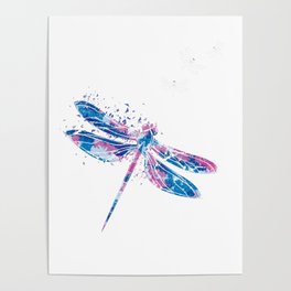 Dragonflies Poster