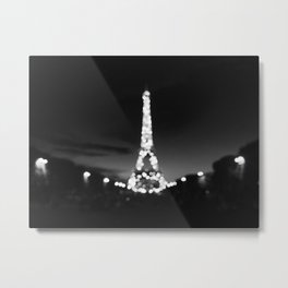 eiffel black and white blur Metal Print | Eiffeltower, Photo, Digital, Eiffel, France, Paris, Bokeh, Black And White 