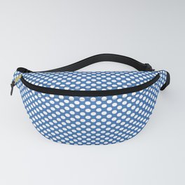 Palace Blue and White Polka Dots Fanny Pack