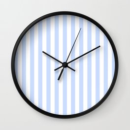 Stripes White And Light Blue Wall Clock | Color, Stylish, White, Line, Lines, Graphicdesign, Classic, Colors, Pattern, Old 