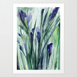 Irises #2 Art Print