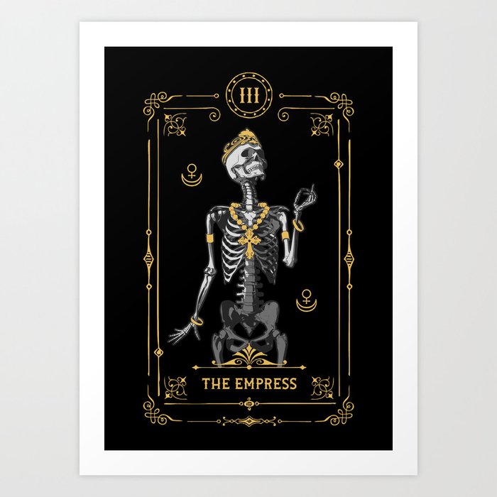 The Empress Iii Tarot Card Art Print By Grandeduc Society6