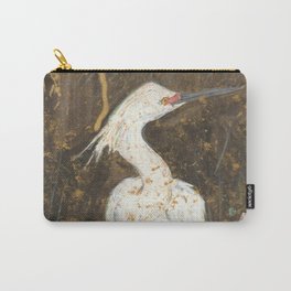 Snowy Egret Carry-All Pouch