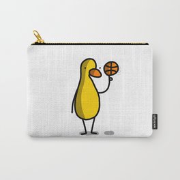 Basketball Birdie | Veronica Nagorny Carry-All Pouch | Basketball, Comic, Cute, Sports, Spin, Illustration, Sport, Drawing, Cartoon, Ball 