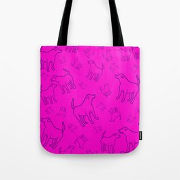 Pink Feist Tote Bag