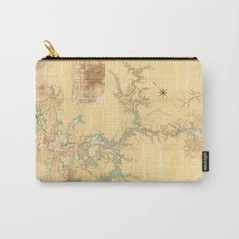 Map of the Proposed Panama Canal (1906) Carry-All Pouch | Vintage, History, Centralamerica, 1906, Panamacanal, Oldmaps, Maps, Panamacanalmap, Panama, Canal 