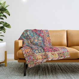 N131 - Heritage Oriental Vintage Traditional Moroccan Style Design Throw Blanket