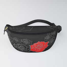 Smile Wide with a Rosey Outlook  Fanny Pack