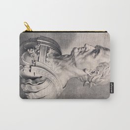 Gaius Julius Caesar Carry-All Pouch | Illustration, Vintage, Black and White, People 