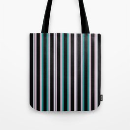 Etta: Vintage Inspired Stripes  Tote Bag