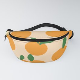 Oranges on Peach Pattern Fanny Pack