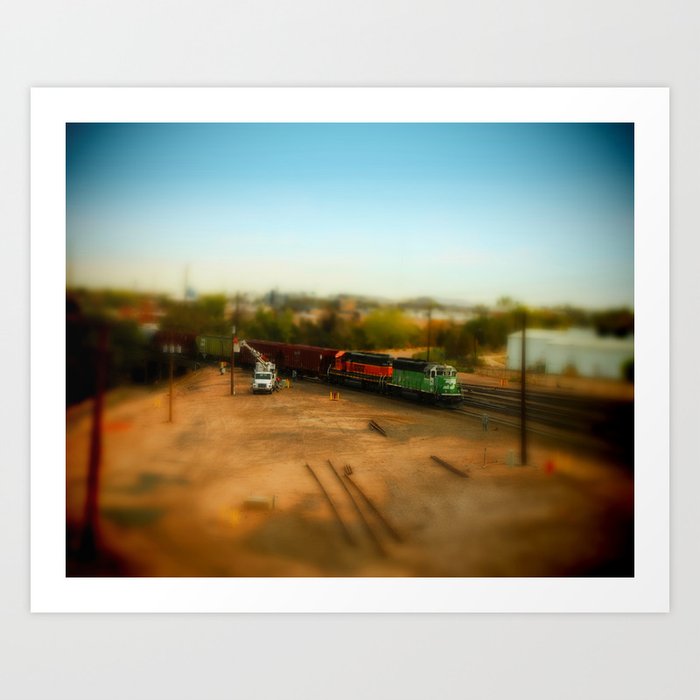 Train Yard Art Print