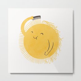 Good Morning, Sunshine Metal Print | Drawing, Morning, Sun, Cheerup, Badhairday, Bright, Happy, Shine, Sunshine, Positive 