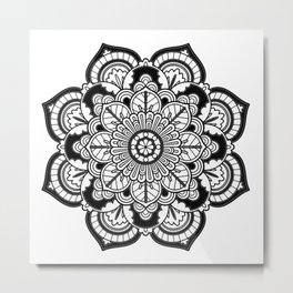 Black and White Flower Metal Print | Painting, Love, Black and White, Pop Art 