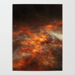 FireFlow Nebula Poster