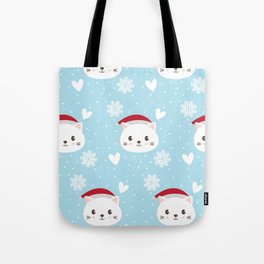 Christmas cat Tote Bag