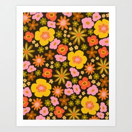 Floral pattern II Art Print