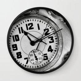 Watch Time 11:12 Black-and-White Film Photograph  Wall Clock | Hands, Timer, Seconds, Vintage, Minutes, Chain, Gears, Oclock, Hours, Clock 
