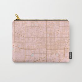 Gainesville map, Florida Carry-All Pouch | City, Plan, Flordia, Street, Gold, Map, University, Gainesville, Blush, Pink 