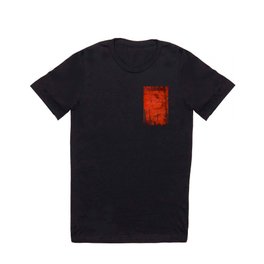 Red Roof Hatch T Shirt | Red, Photo, Color, Rust, Iron 