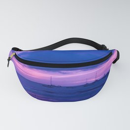 Dream Blue & Pink Sunset  Fanny Pack