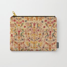 Indian pattern on fabric Carry-All Pouch | Pens, Ornament, Antique, Tapestry, Clothvintage, Vintage, India, Fabric, Rug, Background 