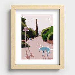 Greyhound Recessed Framed Print