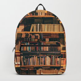 Library Bookshelf Backpack | Photo, Books, Smart, Bookworm, Librarian, Book, Cool, Library, Nerd, Bookshelf 