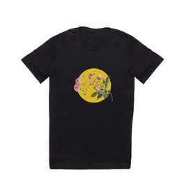Sunny Roses T Shirt | Vintagerose, Vintagecollage, Brightdesigns, Flowercollage, Summer, Roseart, Collageart, Collage, Pinkroses, Flowerart 