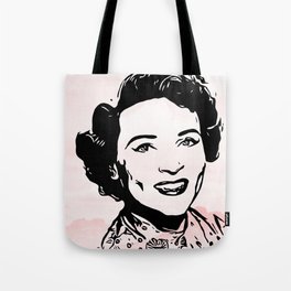 Betty White Pink Clouds Tote Bag