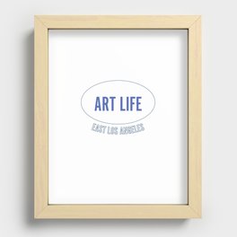 Art Life, East Los Angeles - Oval Recessed Framed Print
