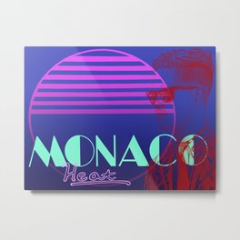 Vettel Vice: Monaco Heat Metal Print | Racecardriver, Racing, Italia, Typography, Montecarlo, Graphicdesign, Graphite, Coolguy, Monaco, Artdeco 