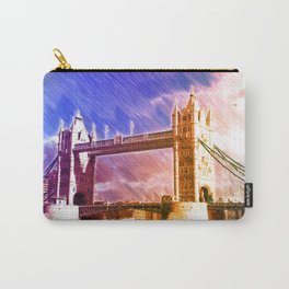 Tower Bridge Carry-All Pouch | Abstract, Pop Surrealism, Photo 