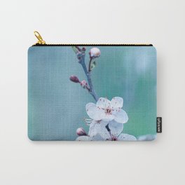 hope springs eternally green Carry-All Pouch | Cherry, Digital Manipulation, Photo, Color, Floral, Love, Hydepark, London, Hope, Digital 