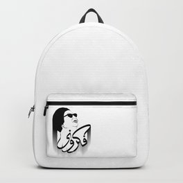 Old is gold  Backpack | Black And White, Oldisgold, Ink, Planetoftheeast, Oldies, Ummkulthum, Egyptiansinger, Music, Typography, Song 