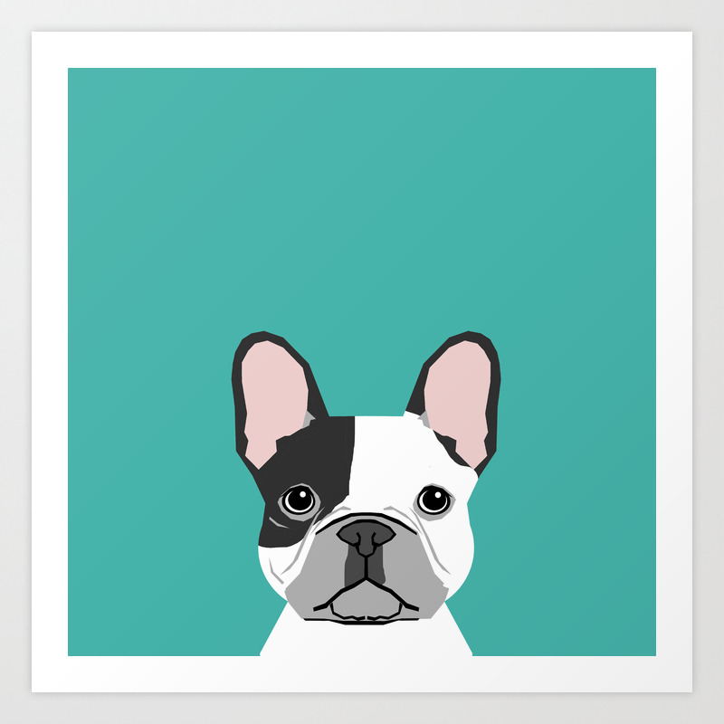 Get Wallpaper French Bulldog Black And White Peeking Dog Head Funny Dog Gifts Desktop Wallpaper