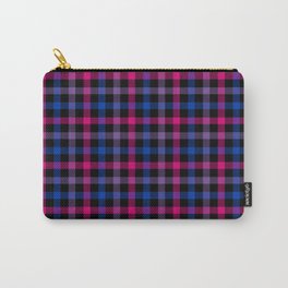 Bisexual Pride Checkered Pride Plaid Carry-All Pouch