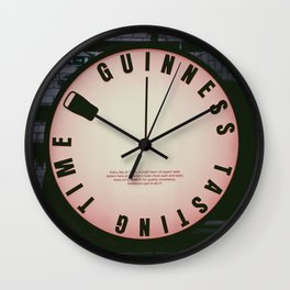 Guinness Taste Test Wall Clock | Vintage, Guinness, Dublin, Beer, Film, Irish, Tastetime, Color, Photo, Hi Speed 