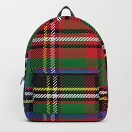 Christmas Colorful Plaid Pattern Backpack | Scot, Scottish, Tartan, Stripes, Scotland, Digital, Christmaspattern, Vintage, Pattern, Classic 
